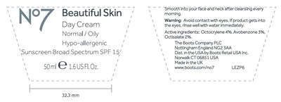 N7bsdcno J (No7 Bs Day Cream Norm Oily Spf 15 Jar)